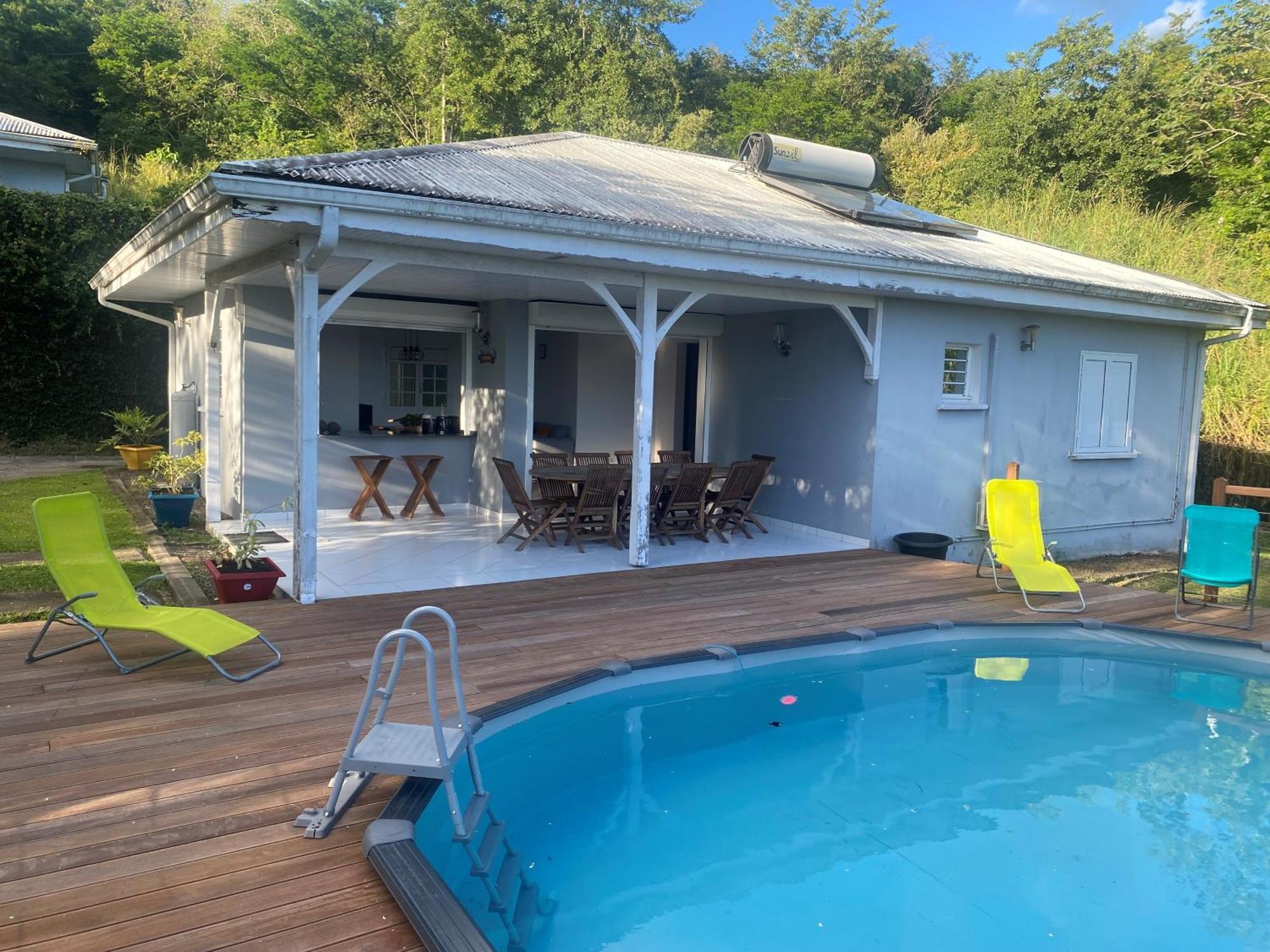 Les Terrasses De Maelle - Jolie Villa F4 Vue Mer Riviere-Salee Extérieur photo